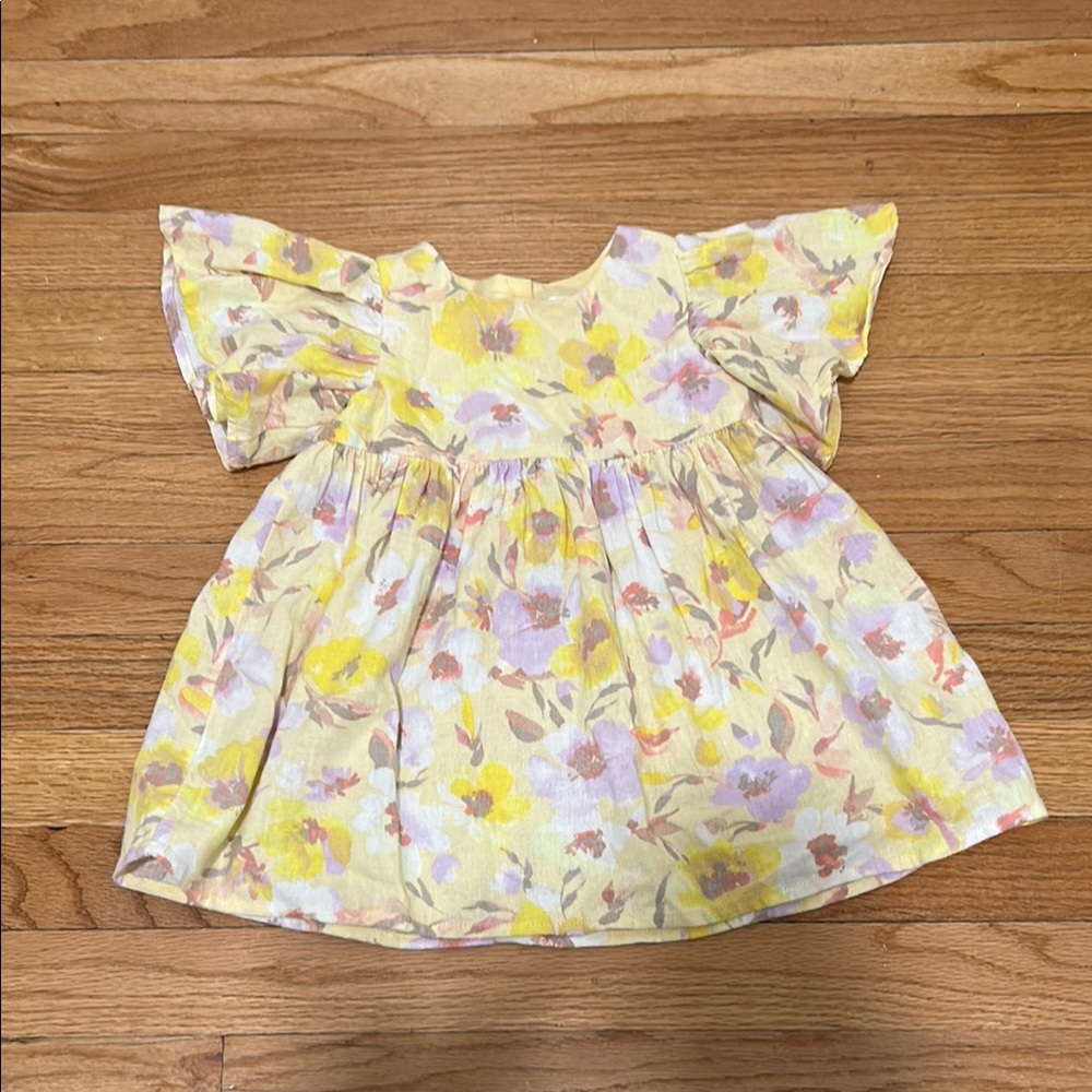 Baby gap flutter sleeve dress